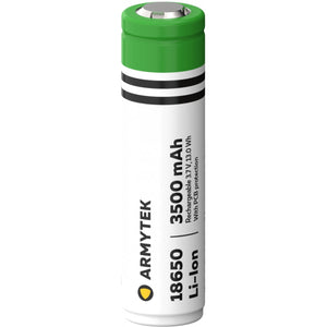 18650 Li-Ion 3500mAh Akku, geschützt, wiederaufladbar - Armytek