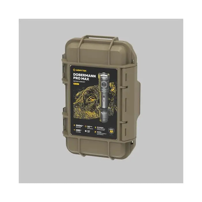 Dobermann Pro Max Taschenlampe 3000 LM (Weiß) – Armytek