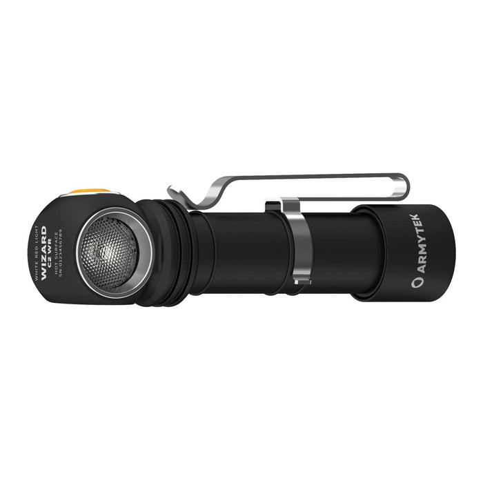 Armytek Wizard C2 WR Magnet USB – Weiß und Rot – 1100 lm und 230 lm