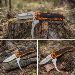 Orange Camo Messer 2 Klingen – HuntElite