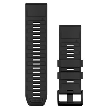 Quick release remme (24 mm), Sort ComfortFit nylon 2
