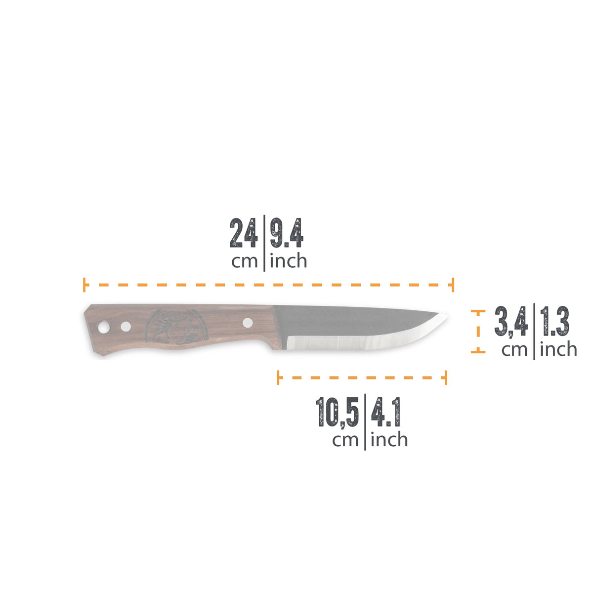 Bushcraft Messer 10,5 cm – Petromax