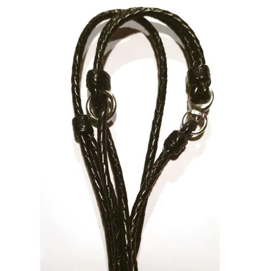 Showleine rund geflochtenes Leder - PROF DOG