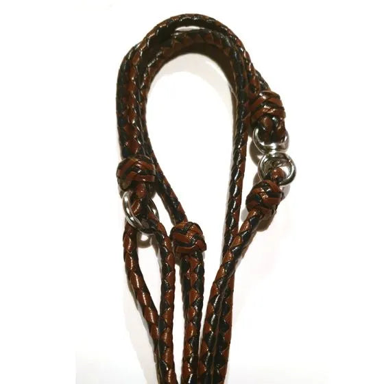 Showleine rund geflochtenes Leder - PROF DOG