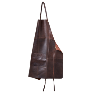 Leder Schürze - Braun - Corium