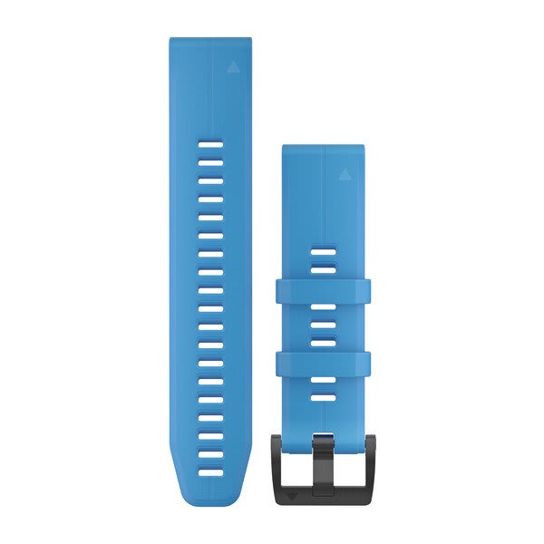 QuickFit® 22 Uhrenarmbänder, Cyan Blue Silikon – Garmin