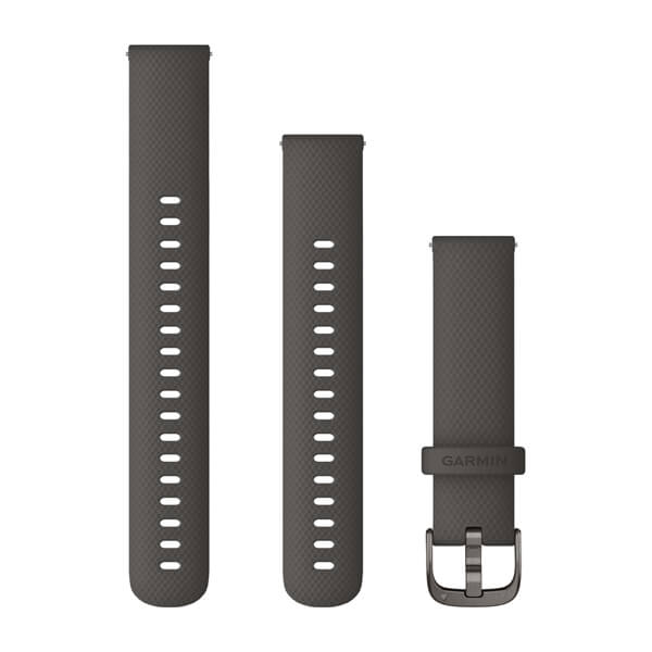 Quick Release Armbänder (18 mm) Graphite, Slate Hardware – Garmin