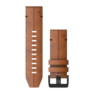 QuickFit® 26 Uhrenarmbänder, Chestnut Leder – Garmin