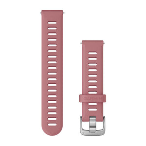 Quick Release-Armbänder (18 mm), Bubblegum, Silberne Hardware – Garmin