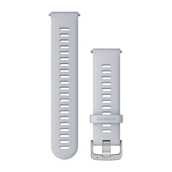Quick Release-Armbänder (22 mm), Whitestone, Silberne Hardware – Garmin