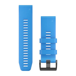 QuickFit® 26 Uhrenarmbänder, Cyan Blue Silikon – Garmin