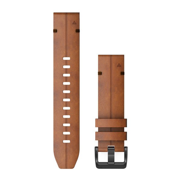 QuickFit® 22 Uhrenarmbänder, Chestnut Leder – Garmin