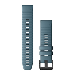 QuickFit® 22 Uhrenarmbänder, Lakeside Blue Silikon – Garmin