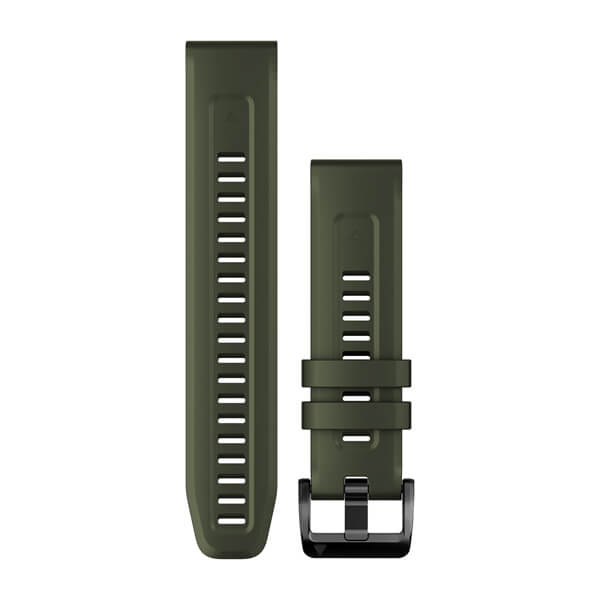 QuickFit® 22 Uhrenarmbänder, Moss Silikon – Garmin