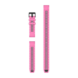 QuickFit® 22-Armbänder, Pink Aurora Silikon (Taucher-Set mit 3 Teilen) – Garmin
