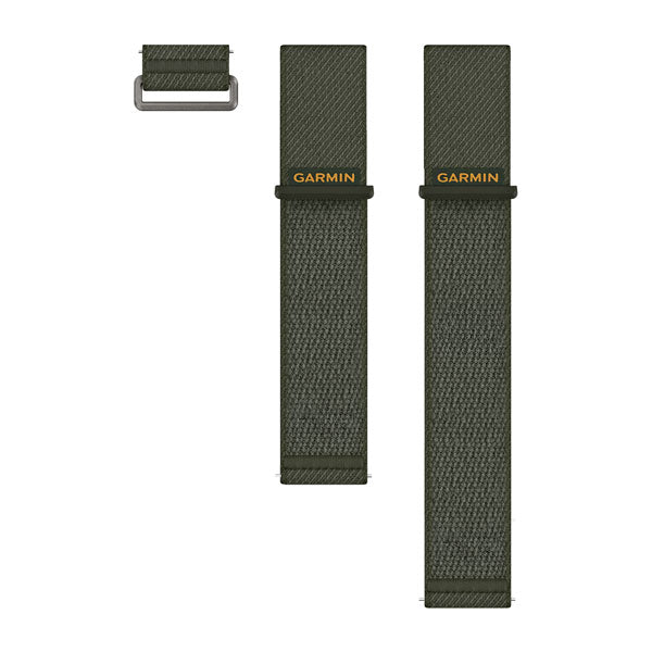 Quick release remme (24 mm), Moss ComfortFit nylon 1