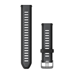 Schnellverschluss-Riemen (20 mm), Schwarz/Slate Grey – Garmin