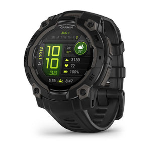 Instinct® 3 – 45 mm, AMOLED, Schwarz mit schwarzem Armband – Garmin
