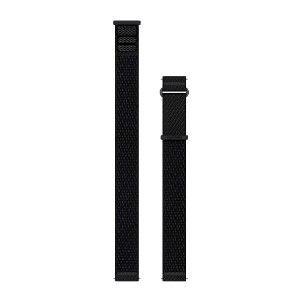 Quick-Release-Armbänder (20 mm), Slate Grey/Schwarz ComfortFit Stoff – Garmin