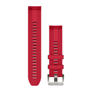 QuickFit® 22 Uhrenarmbänder, Plasma Red Silikonarmband – Garmin