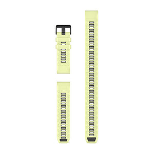 QuickFit® 26 Armbänder, Gelb Silikon (Taucher-Set mit 3 Teilen) – Garmin