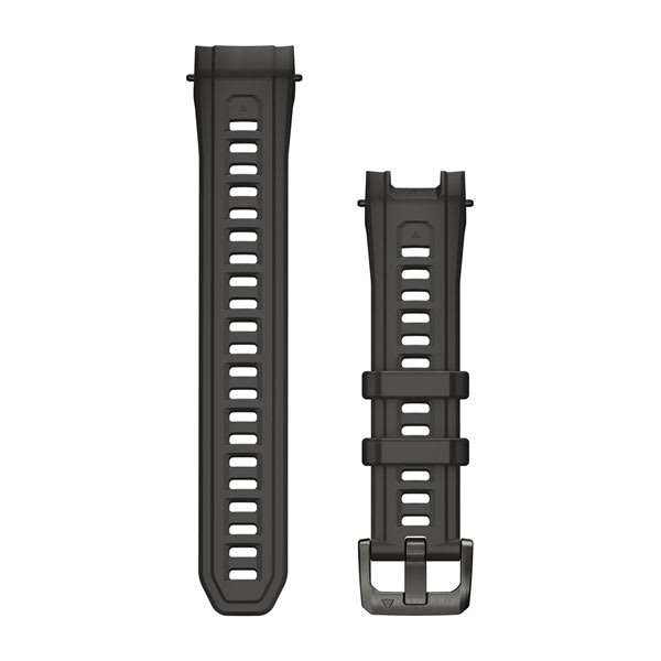22 mm remme (Instinct® 3 - 45 mm/Instinct Crossover AMOLED), Cocoa silikone med metalspænde 3