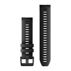 Approach® S70 — 22 mm Uhrenarmbänder, Schwarz – Garmin