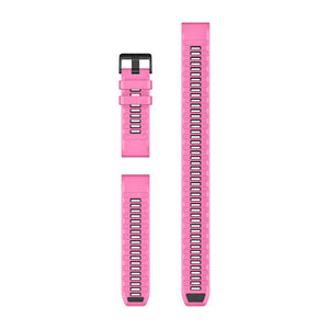 QuickFit® 26 Armbänder, Pink Aurora Silikon (Taucher-Set, 3-teilig) – Garmin