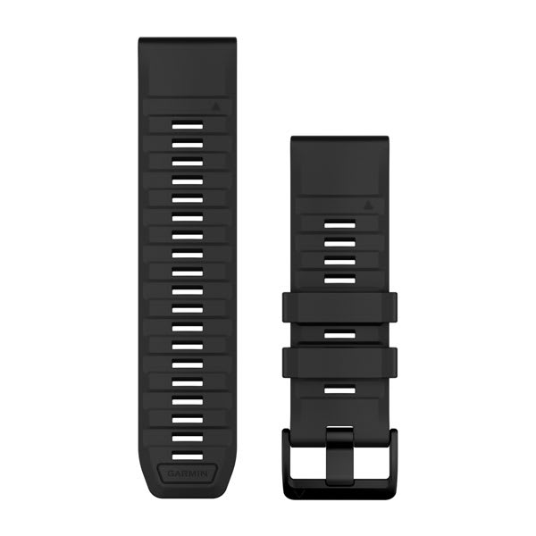 QuickFit® 26 Armbänder, Schwarzes Silikon – Garmin