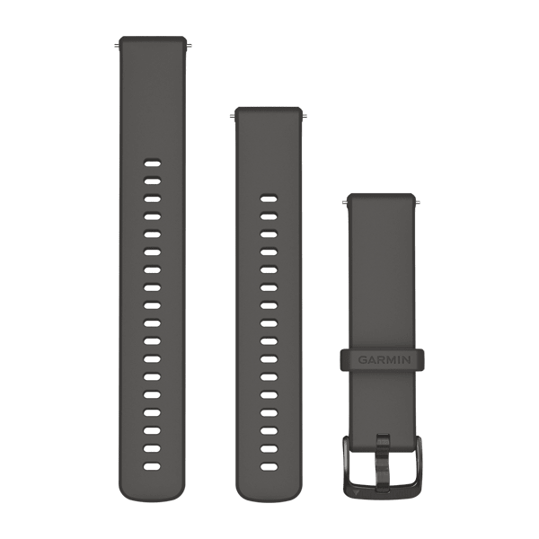 Schnellverschluss-Riemen Pebble Grey Slate Hardware – Garmin