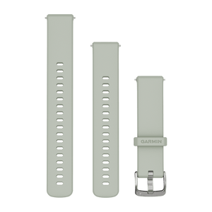 Schnellverschluss-Riemen, Sage Grey, Silberne Hardware – Garmin
