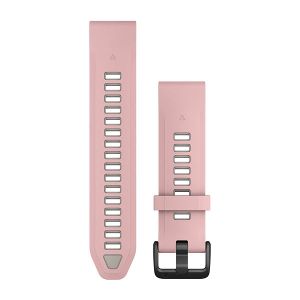 QuickFit® 20 Armbänder, Dust Rose/Fog Grey Silikon – Garmin