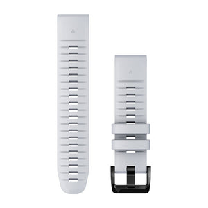 Quickfit 22 mm Uhrenarmbänder, Whitestone Silikon – Garmin