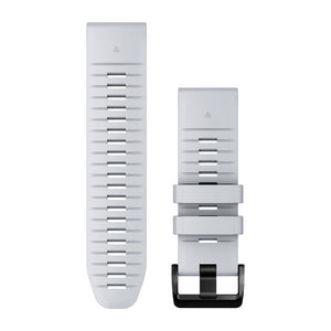 QuickFit® 26 Uhrenarmbänder, Whitestone Silikon – Garmin