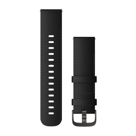 Quick Release remme (20 mm), Gennemskinnelig sort/sort med Slate hardware 3