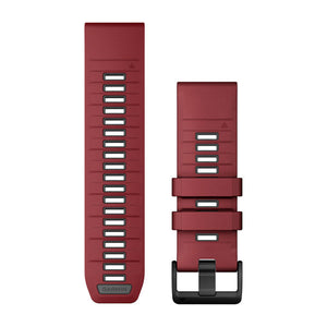 QuickFit® 26 Armbänder, Marsala/Graphite Silikon – Garmin