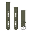 Quick release remme (24 mm), Moss silikone 1
