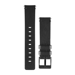 Quick Release remme (vívomove™), Sort læderrem 1