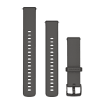 Quick release-remme, Pebble Grey, Slate hardware 1