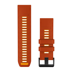 QuickFit® 26-mm-Armband, Autumn Orange/Spark Orange Silikon – Garmin
