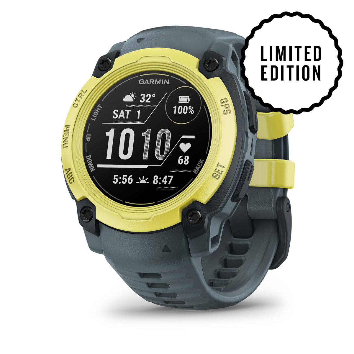 Instinct® E – 40 mm, Electric Lime mit Twilight Armband – Garmin