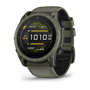 tactix® 8 – 51 mm, AMOLED, Cerakote®-Beschichtung, Inklusive Applied Ballistics Ultralight™ Solver und Olive Cerakote®-Beschichtung – Garmin