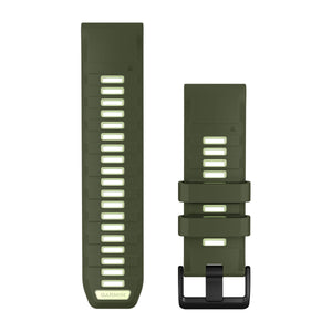 QuickFit® 26-mm-Armband, Olive Drab/Citron Silikon – Garmin