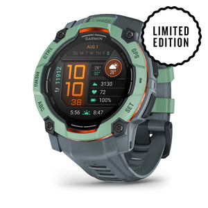 Instinct® 3 – 50 mm, AMOLED, Neotropic mit Twilight Armband – Garmin