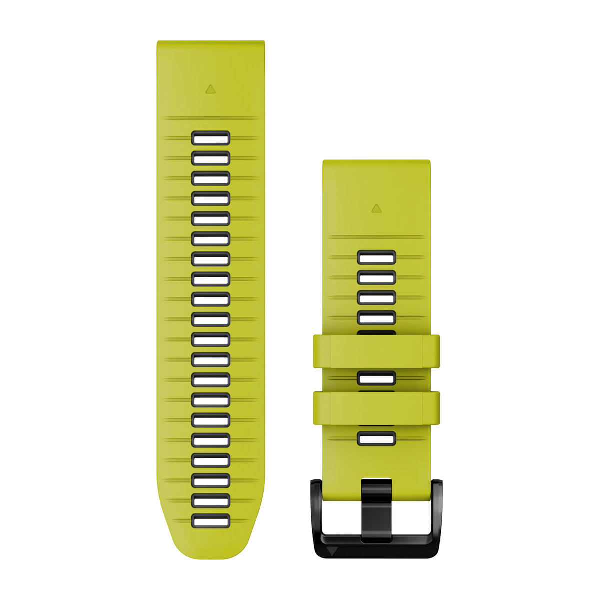 QuickFit® 26 Uhrenarmbänder, Electric Lime/Graphite Silikon – Garmin