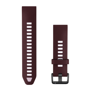 QuickFit® 20-mm-Armband, Dark Cherry/Dust Rose Silikon – Garmin