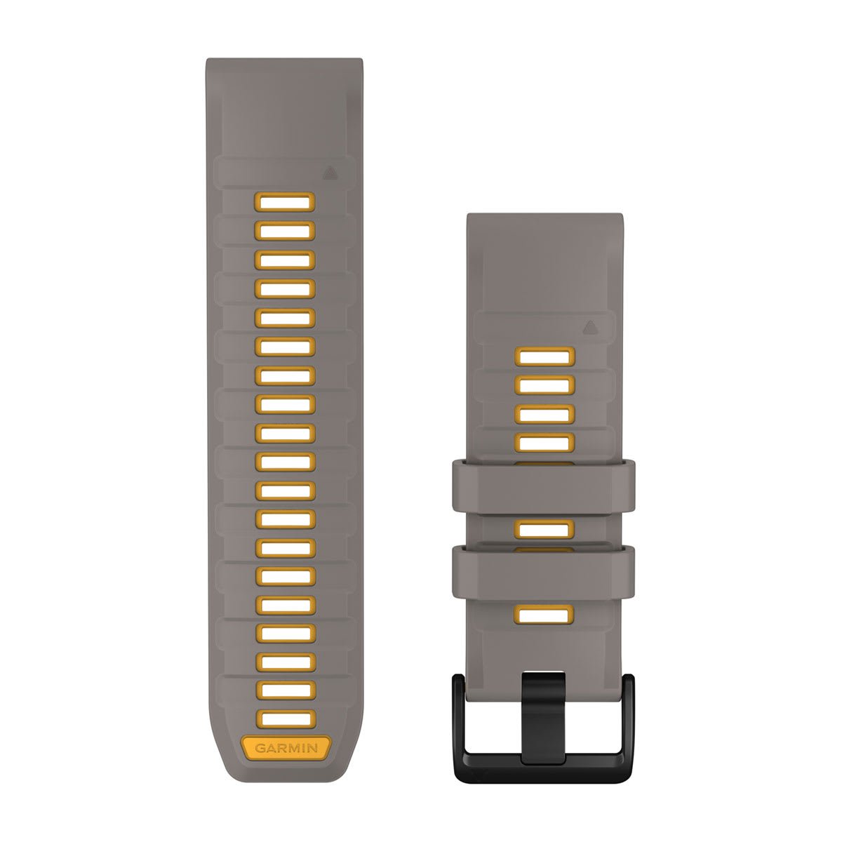 QuickFit® 26-mm-Armband, Silver Gray/Yellow Flare Silikon – Garmin