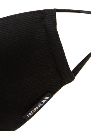 Cloth Face Mask + 3 Filters - Black - Trespass