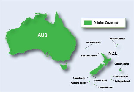 TOPO Australien und Neuseeland MicroSD™/SD™-Karte – Garmin