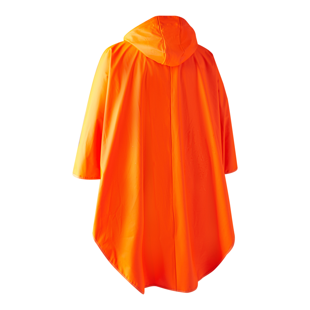 Hurricane Regnponcho Orange - Deerhunter - Jagtbutikken